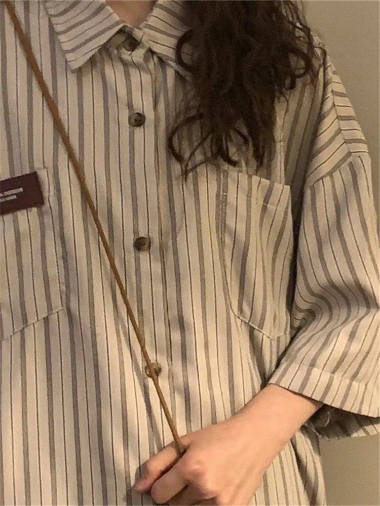 Американские женские свободные рубашки и универсальная дизайнерская нишевая