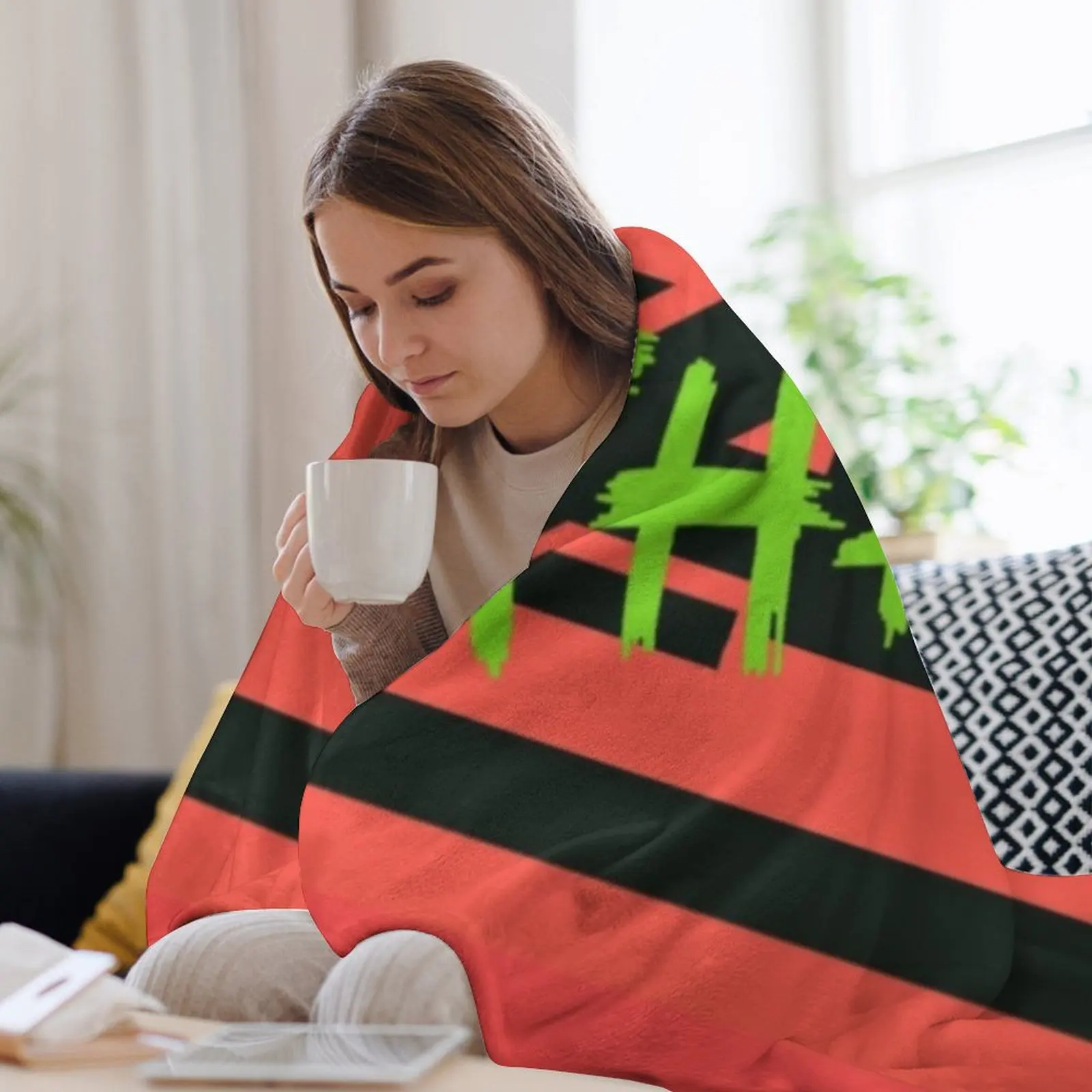 ATEEZ- THANXX Одеяло с флагом Диваны Одеяла на заказ