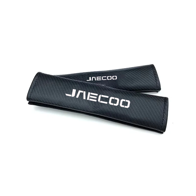 

Чехлы на автомобильные ремни безопасности для Chery Jaecoo J7 J8 2023 2024 2025, износостойкие нескользящие защитные наплечники из углеродного волокна