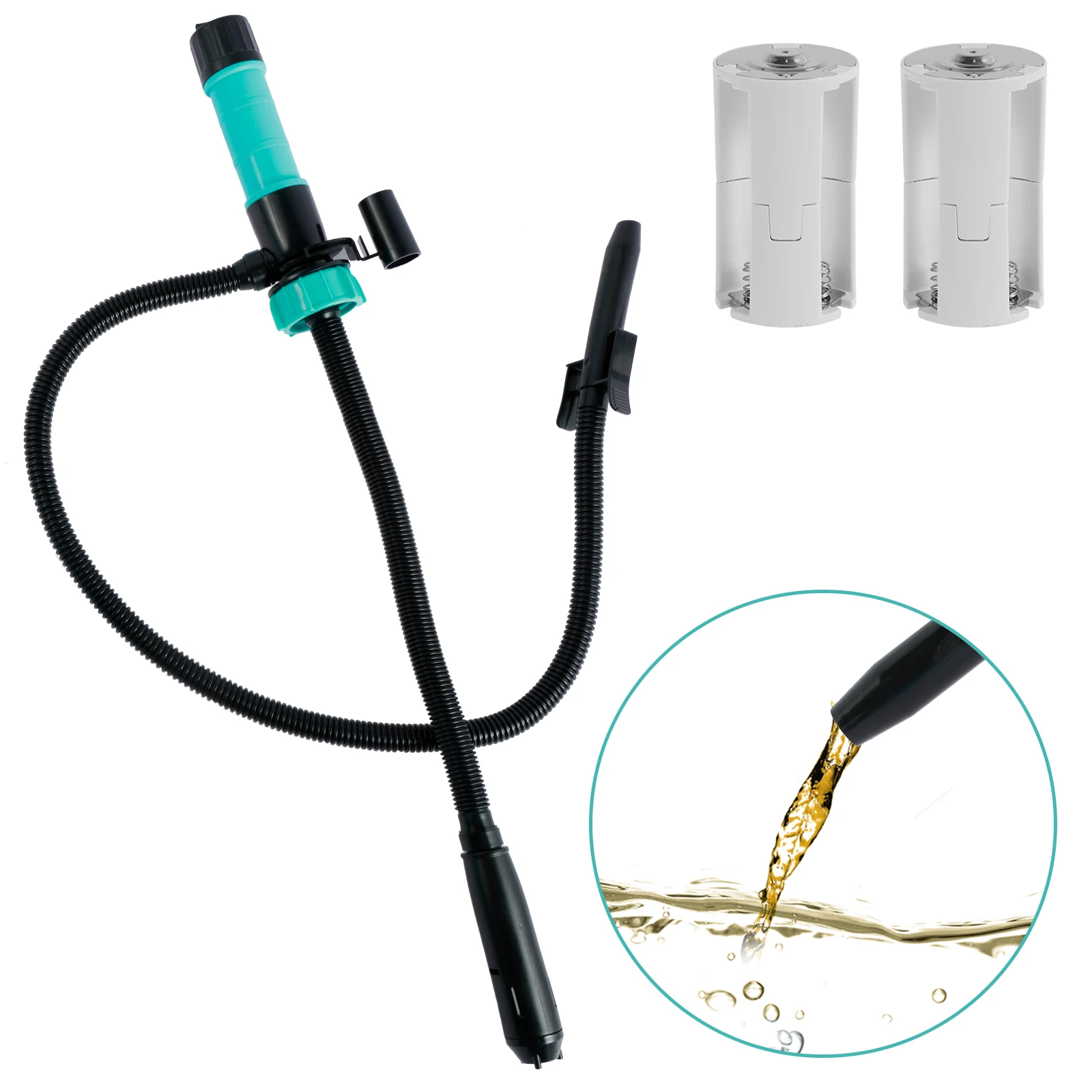 Переносной Топливный насос с 3 адаптерами для газа дизельного керосина 2 4