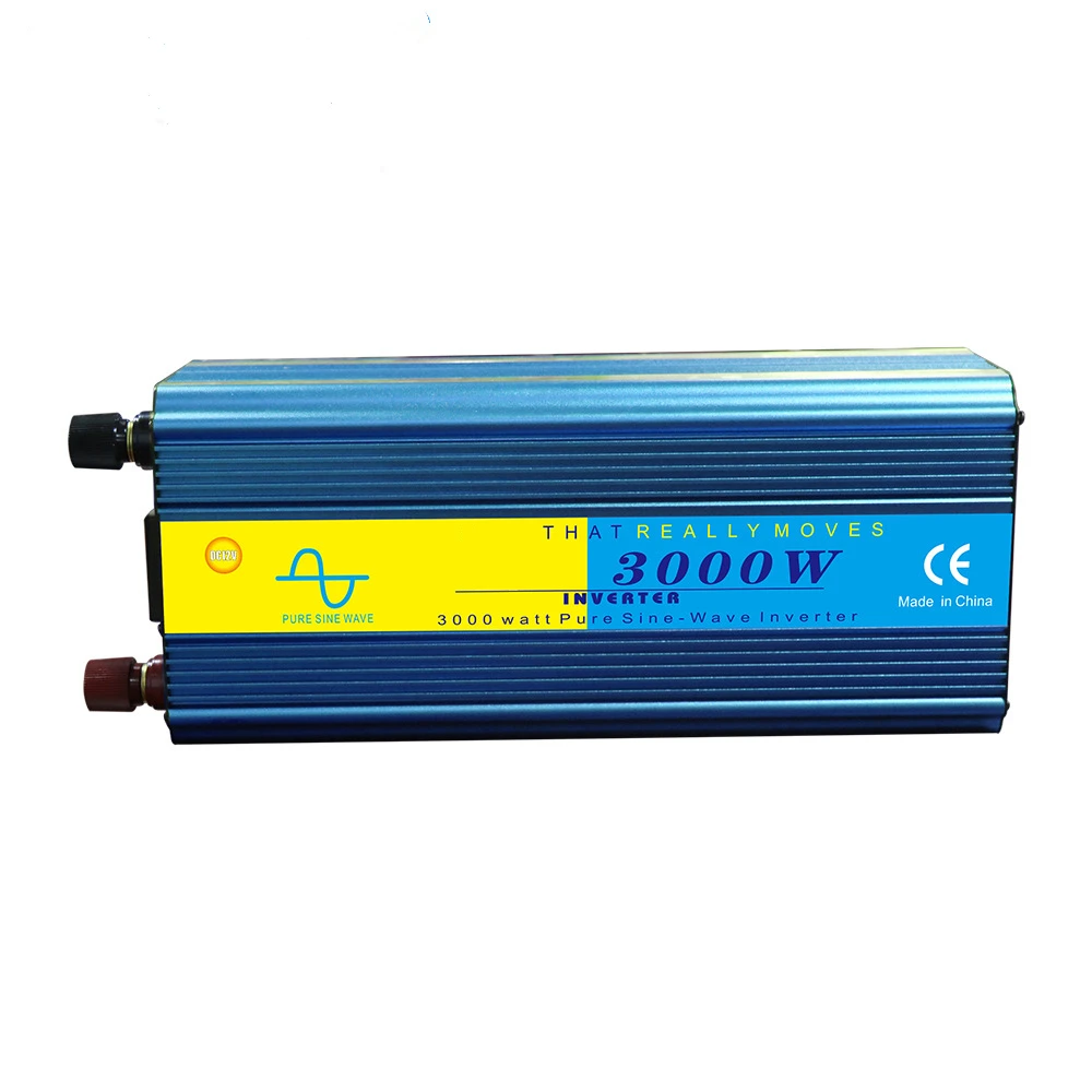 

Universal Pure Sine Wave Power Inverter for Car Power Bank 3000 Watt DC to AC Car Power Inverter
