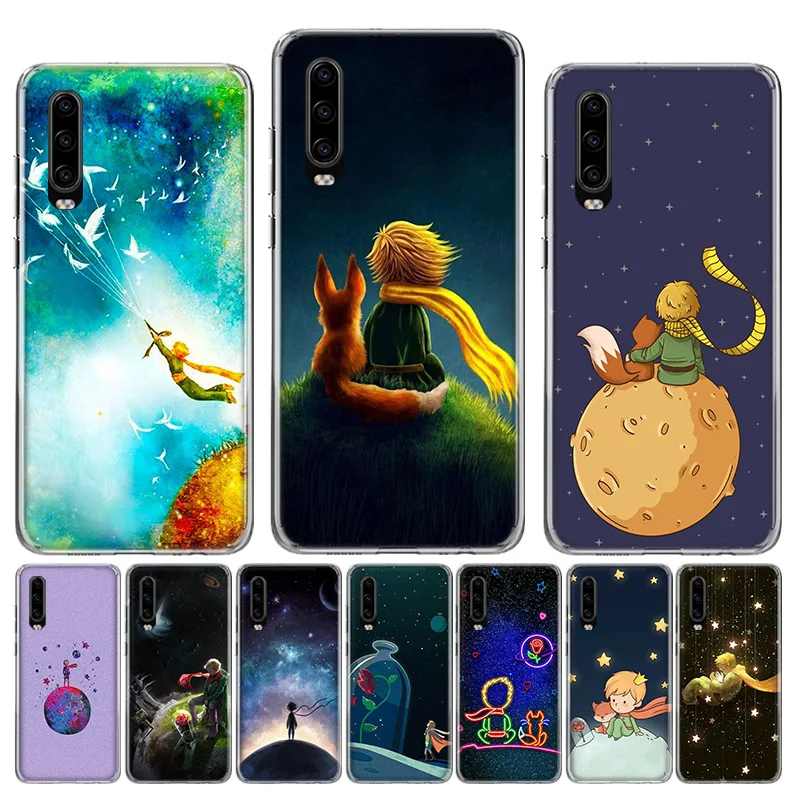 The Little Prince Starry Sky Silicon Case For Honor 60 50 SE 30S V30 Pro V20 X30 X20 X10 30 20 10 lite 9X 8X 8S Cover Shell