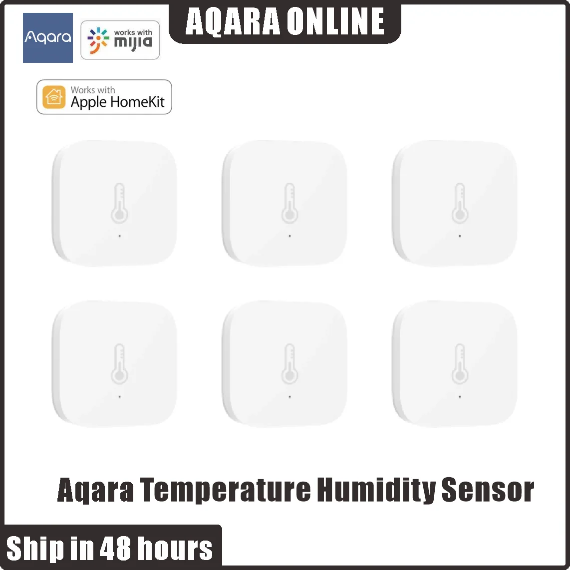 Aqara Smart Air Pressure temperatura umidità ambiente sensore Aqara funziona per Xiaomi Home Android IOS APP Control Homekit