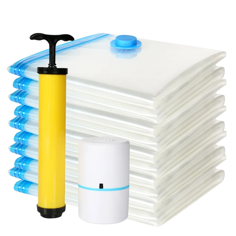 

Vacuum Bag Pump Electric Pump Travel Compressed Bag Mini Vacuum Sealer Machine Space Saver for Clothes Food Organizer