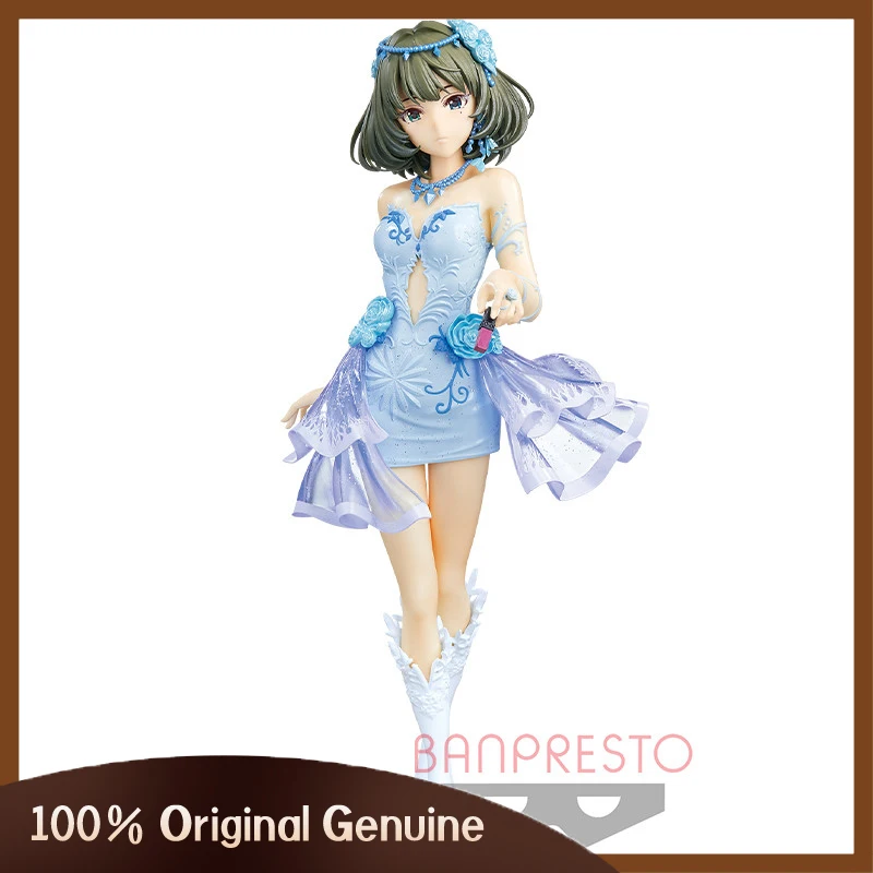 

Anime Banpresto THE IDOLMASTER Cinderella Girls Takagaki Kaede Dressy Action Figure 100% Original Model Doll Toys Realshot