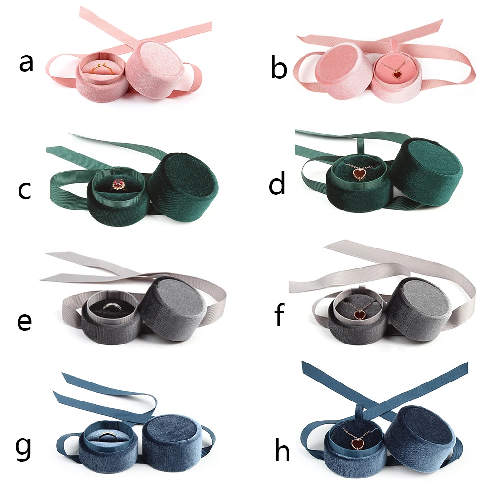 

Женский органайзер для кольца или ожерелья, с зеленым кулоном