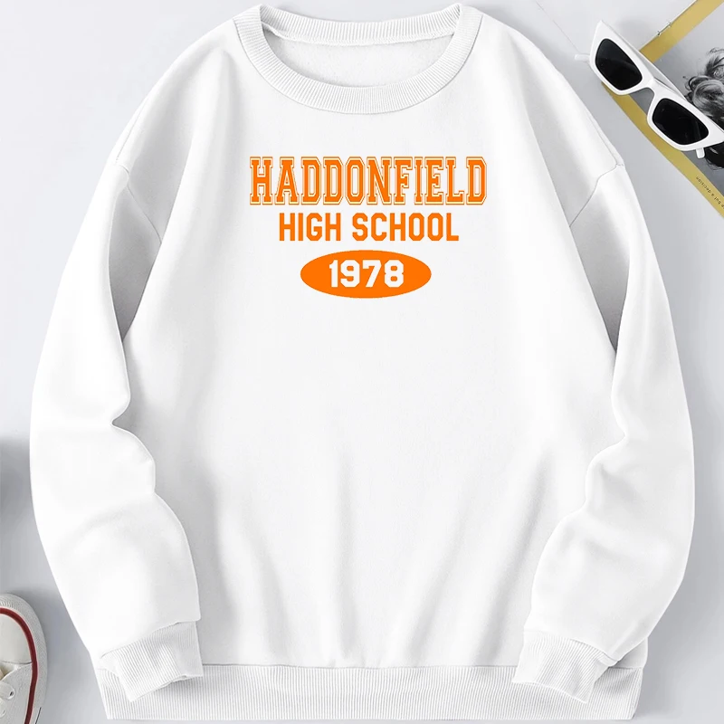 

Haddonfield High School 1978 Sweatshirts Unisex Hoodie Hoodies Sweatshirt Men Trapstar Crewneck Spring Autumn Pullovers Jumper