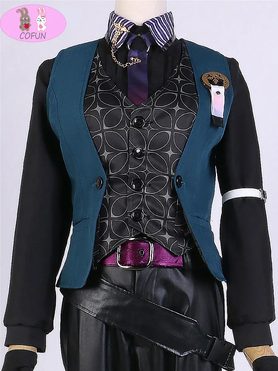 COFUN Vtuber Nijisanji VOLTACTION Shikinagi Akira Косплей Костюм Хэллоуин Ролевые игры Красивый