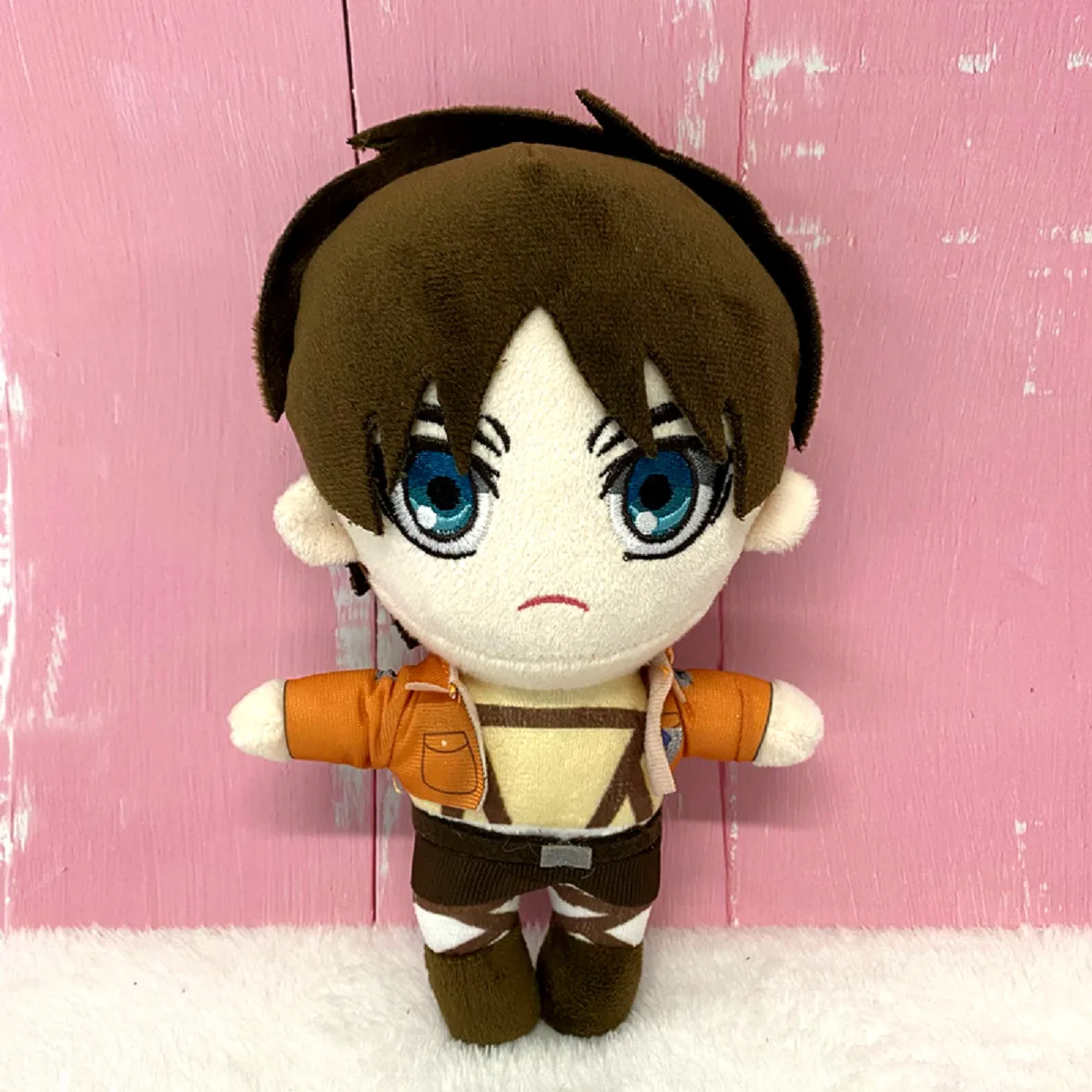 Плюшевая кукла из игры атака на Титанов аниме плюшевые игрушки Леви Эрен Микаса