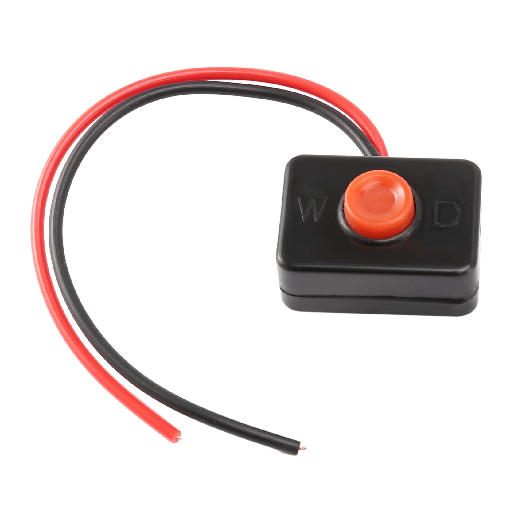 

DC 12V2A Adhesive base push button momentarily action wired switch for automobiles