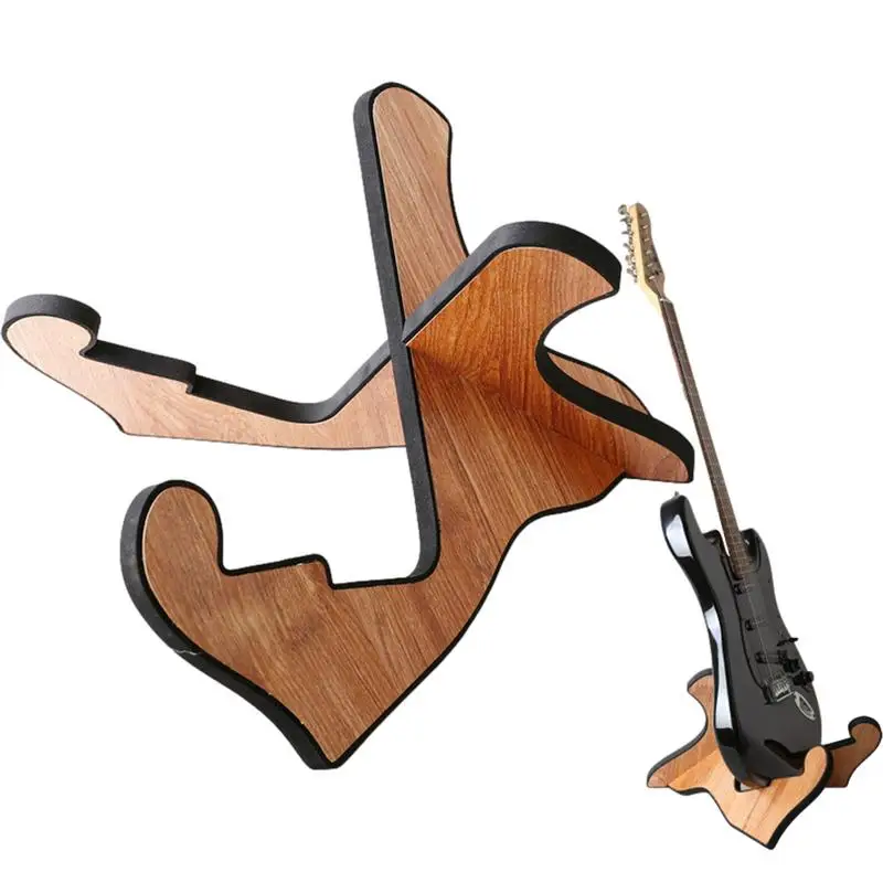 

Guitar Stand Wood X-Frame Classical Guitars Holder Portable Guitar Rack Detachable Musical Instrument Rack For Classical
