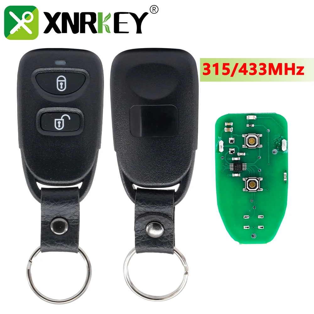 

2-кнопочный ключ дистанционного управления 315/433 МГц для Hyundai Tucson