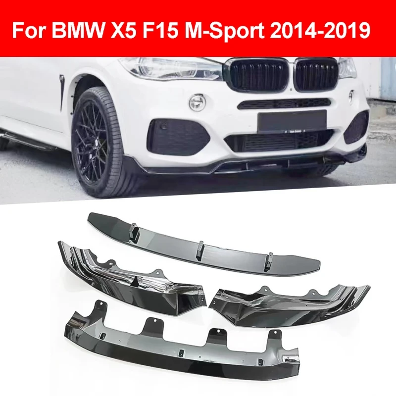 

Для BMW X5 F15 M-Sport M50d sDrive25d 2014-2018 передний бампер сплиттер для губ диффузор спойлер протектор Canard Bodykits тюнинг