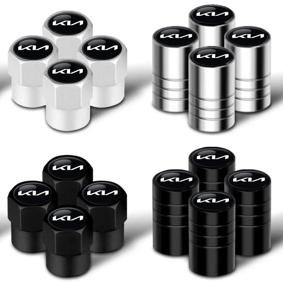 

4Pcs/Set New Metal Logo Car Wheel Tire Valve Caps Covers Auto Parts Universal For Cars Truck Bicycles Motorcycles Accessories