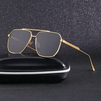 2022 retro sunglasses mens shades large frame sunglasses mens trendy driving sunscreen riding glasses