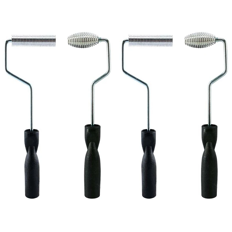 

Glass Fiber Roller Tool Kit, 4 Piece Glass Fiber Resin Laminated Bubble Roller Set, Suitable For Ship Repair