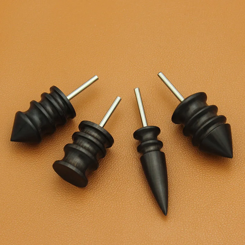 

New Leather Edge Polishing Slicker Flat/Pointed Head Sandalwood Leathers Craft DIY Tool Grinding Head