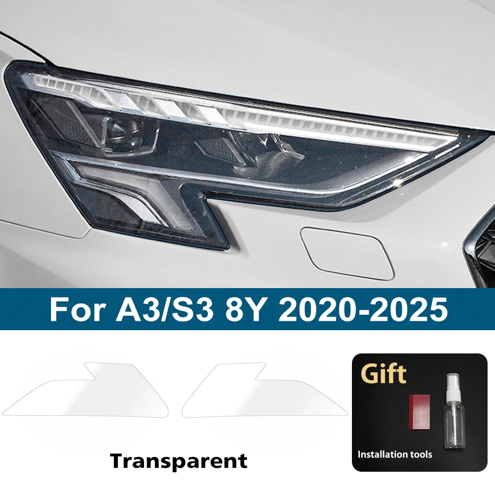 

Пленка Для Фар Audi A3/S3 8V 8Y A4/S4 B9 Из ТПУ/ППФ, Дымчато-черная, Предварительно Вырезанная, Устойчивая К Царапинам