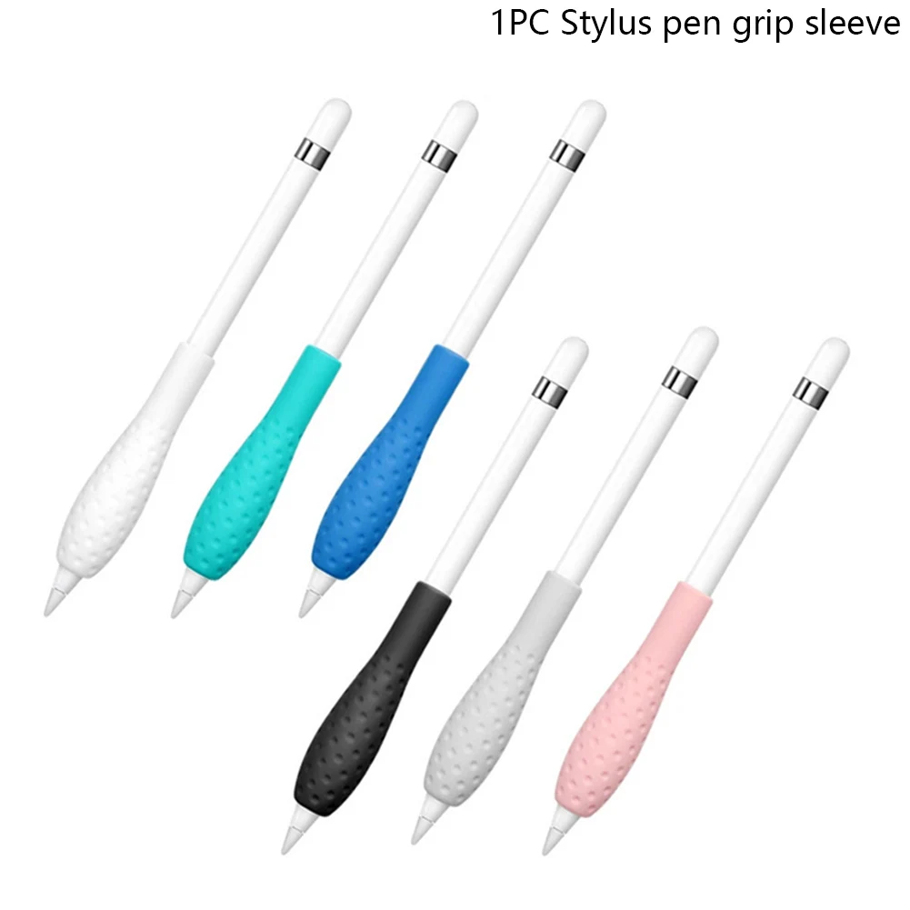 Tablet Accessories Stylus Pen Sleeve Soft Silicone Short Pen Case Protective Cover Pencil Shell Skin Protector for Apple Pencil