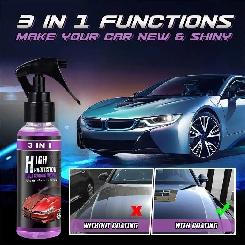 

Восковой лак для автомобиля, 3 в 1, SHINE ARMOR, Гидрофобный