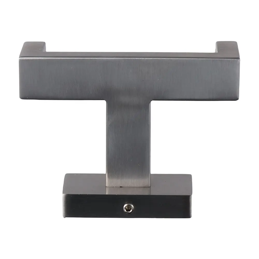 

2Pcs Brushed Nickel Hand Towel Hanger SUS304 Stainless Steel Double Towel Hook Square Robe Towel Holder for Bathroom for Kitchen