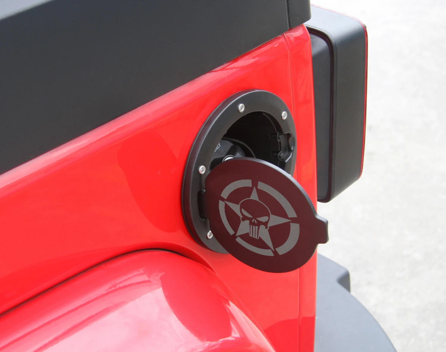 Крышка для автомобильной двери бензобака декоративная крышка Jeep Wrangler JK JKU 2007-2017 2/4