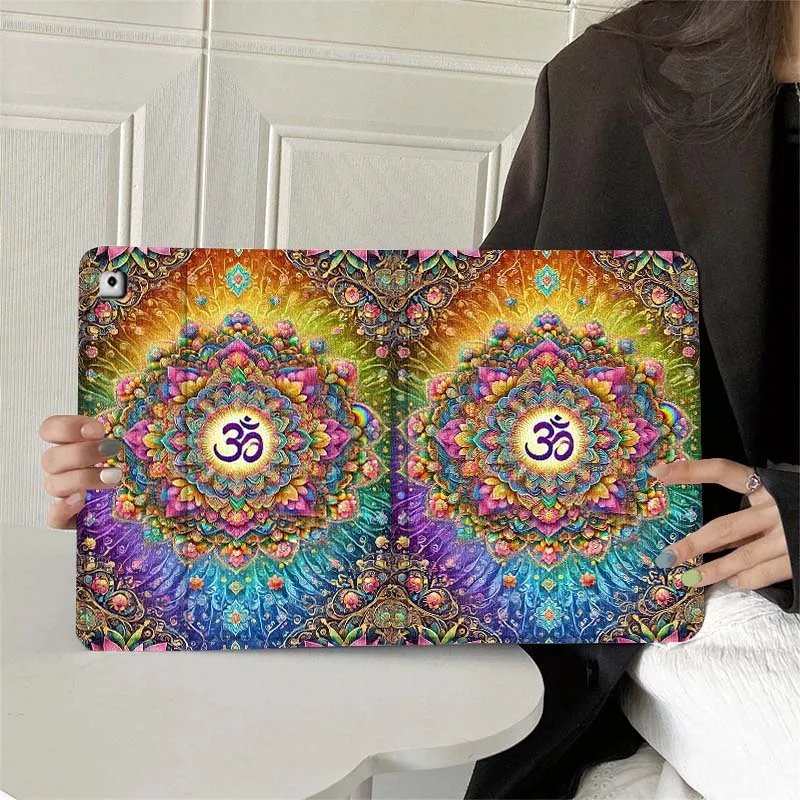 Креативный цветочный узор Om для Xiaomi Redmi Pad 2 4 5 6 6S 7 7S SE Pro Ultra Max 14 11 8,7 11,2 12,5-дюймовый чехол для планшета (art.: 3920d45ffc210) - 3920d45ffc210