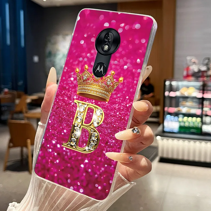 Чехол для Motorola Moto G7 Play G7 Power, прозрачный, мягкий, из ТПУ, модный, с надписью в виде короны, задняя крышка, корпус для MotoG7 Play Power (art.: 3920daed41517) - 3920daed41517
