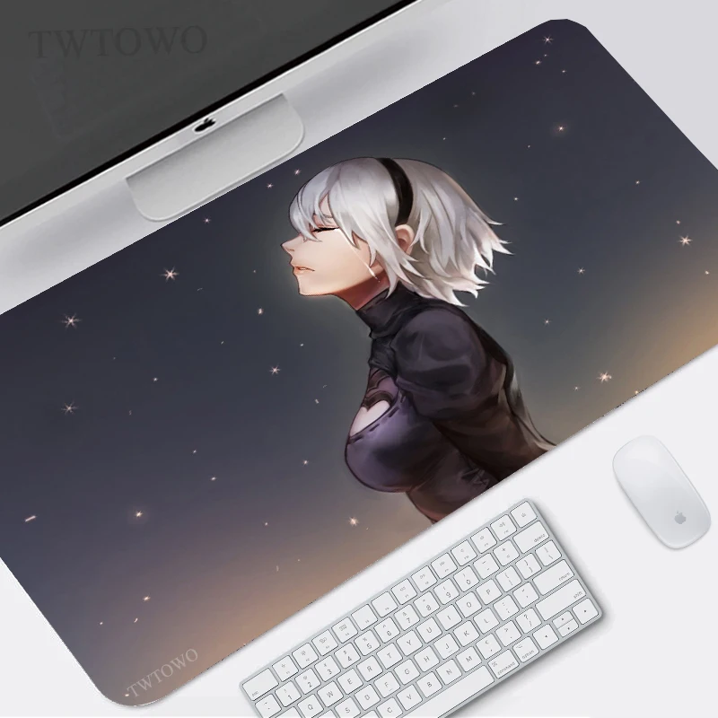 

Пикантный коврик для мыши Nier Automata 2b, размер XL, большой коврик для мыши под заказ XXL, коврик для мыши из натурального каучука, офисный коврик дл...
