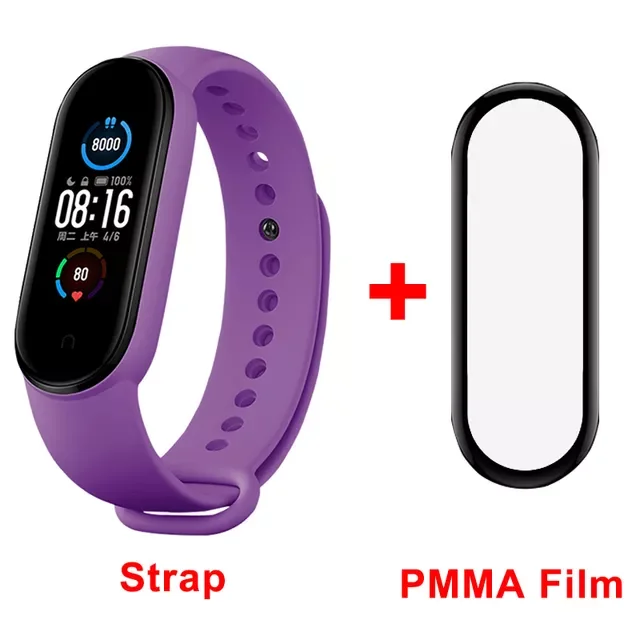 

smart watch Film For Mi Smart Band 6 5 4 Full Curved Watch Film for Soft Screen Protective Watch Accessories Official Store