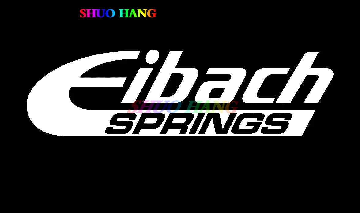 

Eibach Spring креативные автомобильные стикеры Vinyl Die Cut автозапчасти, оконный багажник, гоночный шлем, модная наклейка из ПВХ