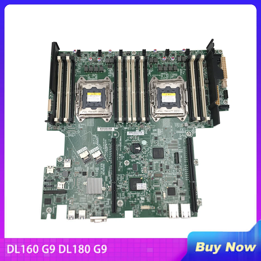 Серверная настольная материнская плата для HP DL160 G9 DL180 G9 848082-001 V4 743018-003 743018-001 V3, полностью протестирована
