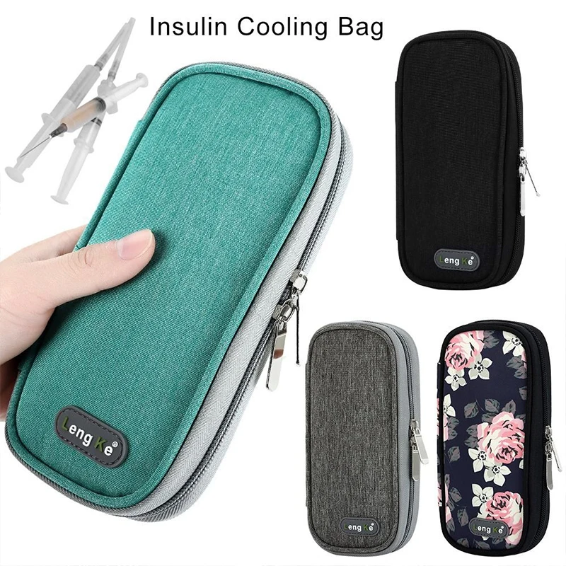 

Insulin Bag Diabetes Cooling Bag Protective Pill Gel Free High-Quality Simple Portable Zipper Waterproof Insulin Cold Bag New
