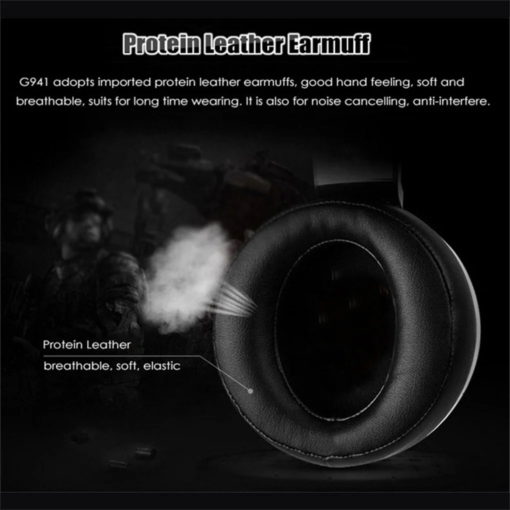 

Somic Headset 7.1 Channel Professional Vibrating LED Light Surround Sound Wired Music Listening Gaming Headphone