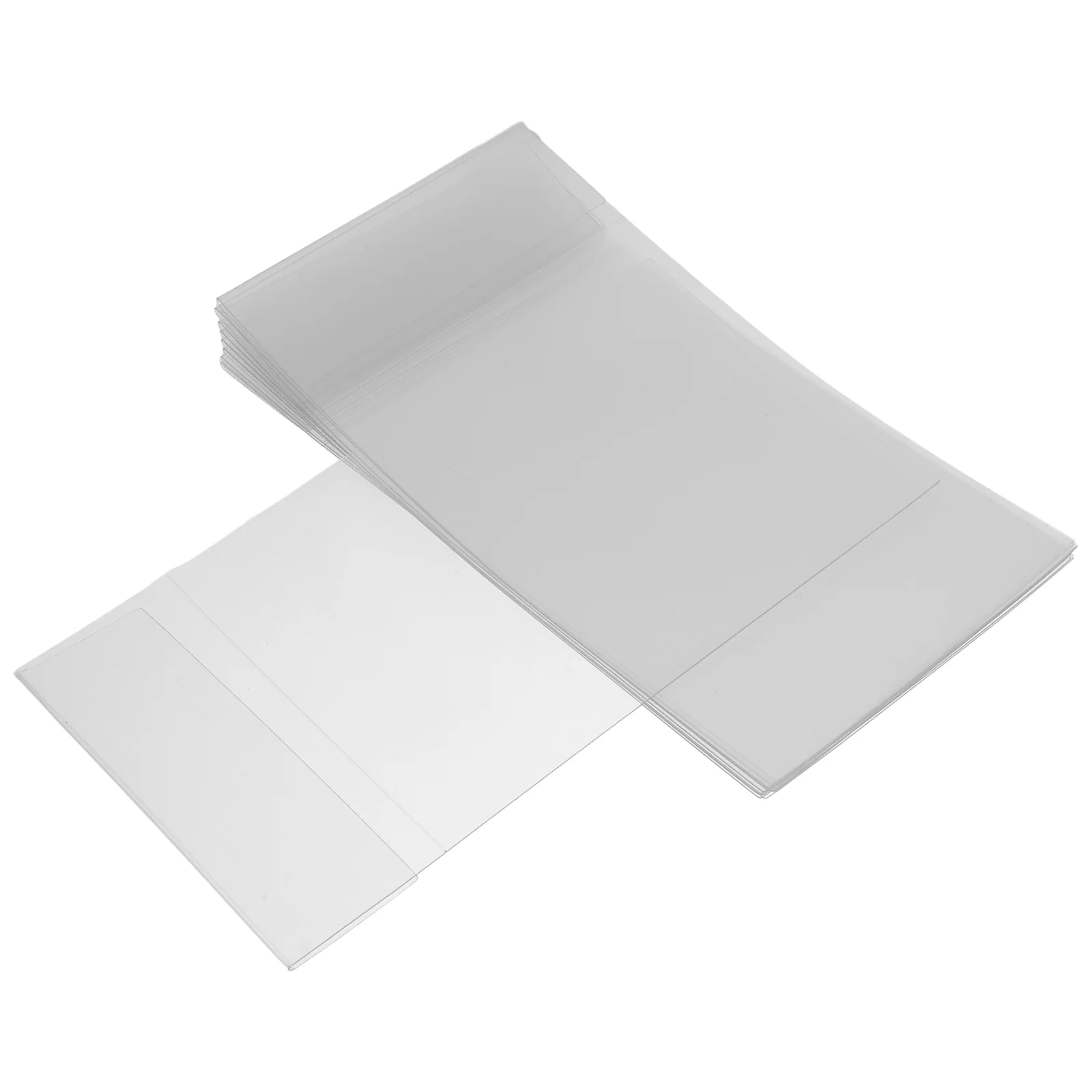 

12 Pcs Shelf Label Holder Merchandise Sign Display Price Tag Signage Stable Pvc Labels