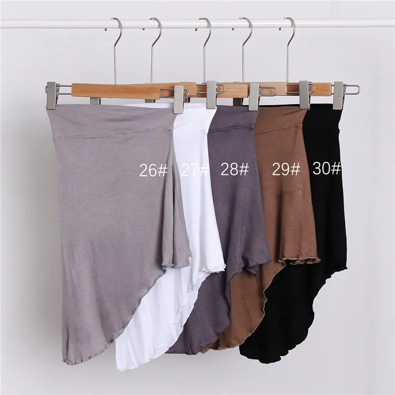 

Plain Cotton Modal Inner Jersey Instant Hijab Caps Solid Strap Wrap Soft Elastic Shawls Lady High Quality Foulards Muslim Sjaal