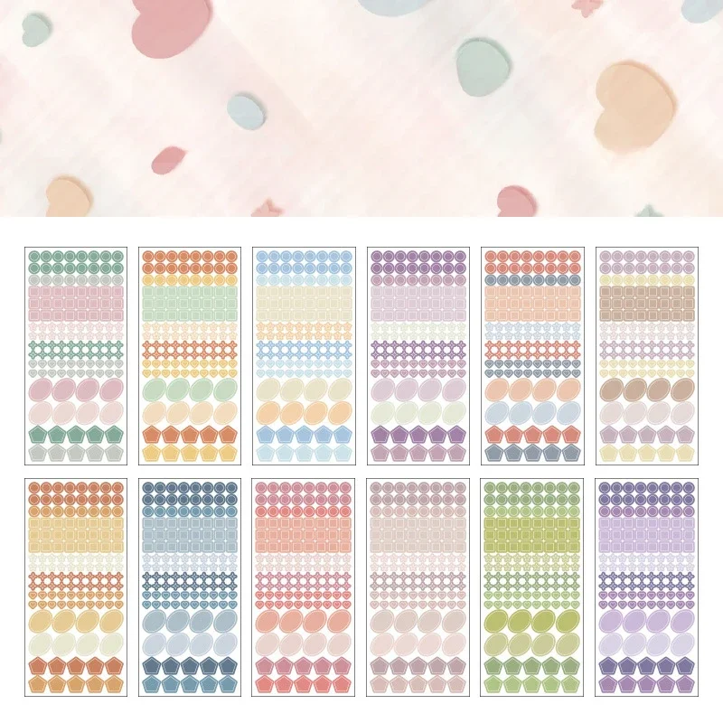 

Набор стикеров в горошек