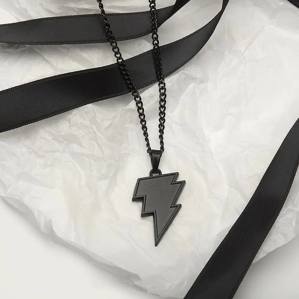 Новые классические ювелирные изделия из фильма Черный Адам ожерелье с черной