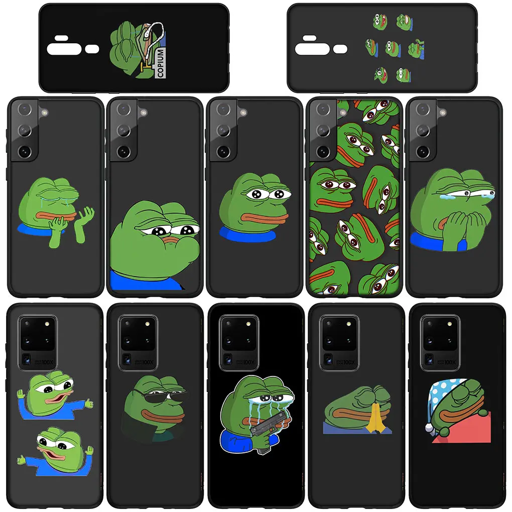 Забавный милый чехол Пепе грустная лягушка для телефона Huawei Y7A Y6P Y5P Y6 Y7 Y9 Prime 2018 2019