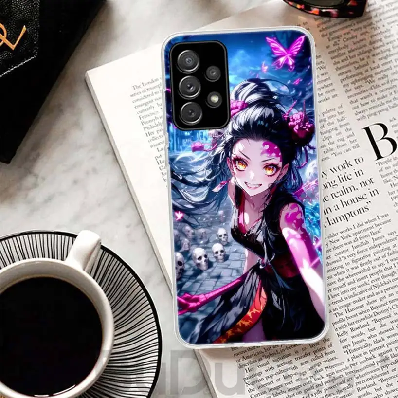 Чехол для телефона Daki Demon Slayers Samsung Galaxy A15 A14 A54 A16 A13 A53 A12 A52S A55 A22 A23 A24 A32 A33 A34 A25 A35 A05S A04S