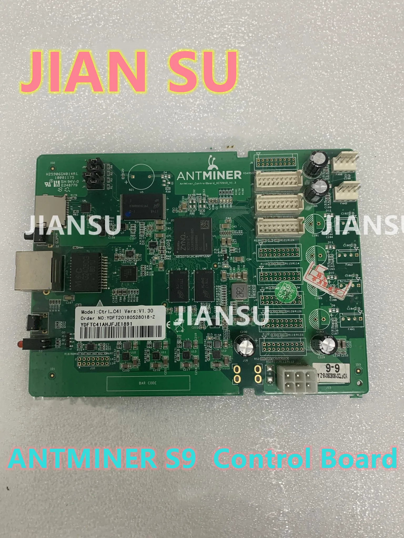 Antminer S9 control board,bitcoin BTC BCH miner Parts, antminer S9 Repair parts.For ANTMINER S9 S9i S9j 14.5T 14T 13.5T 13T R4