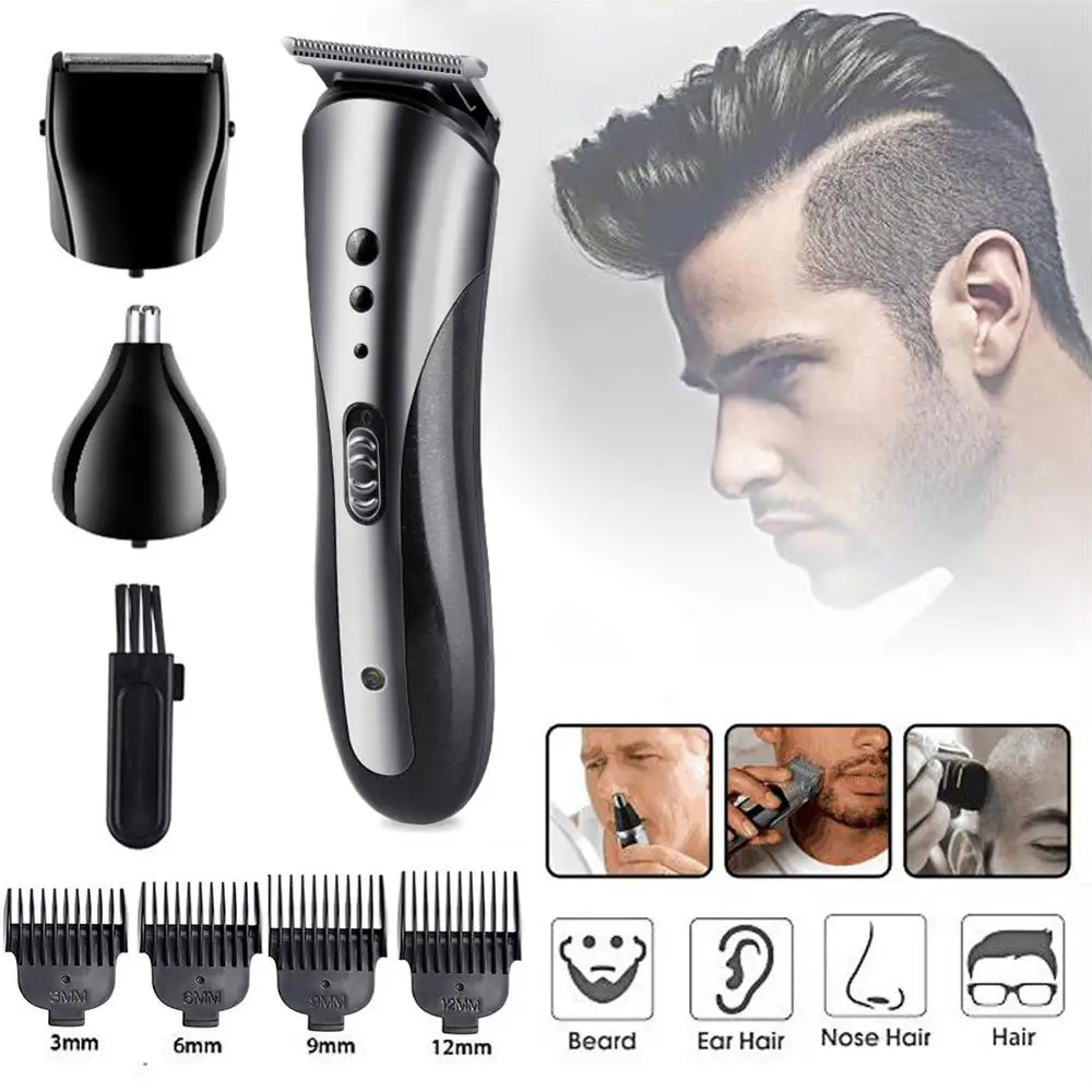 

All In1 Razors for Shaving Men Rechargeable Hair Trimmer Wireless Electric Shavers Beard Nose Ear Shaver Hair Clipper Tool