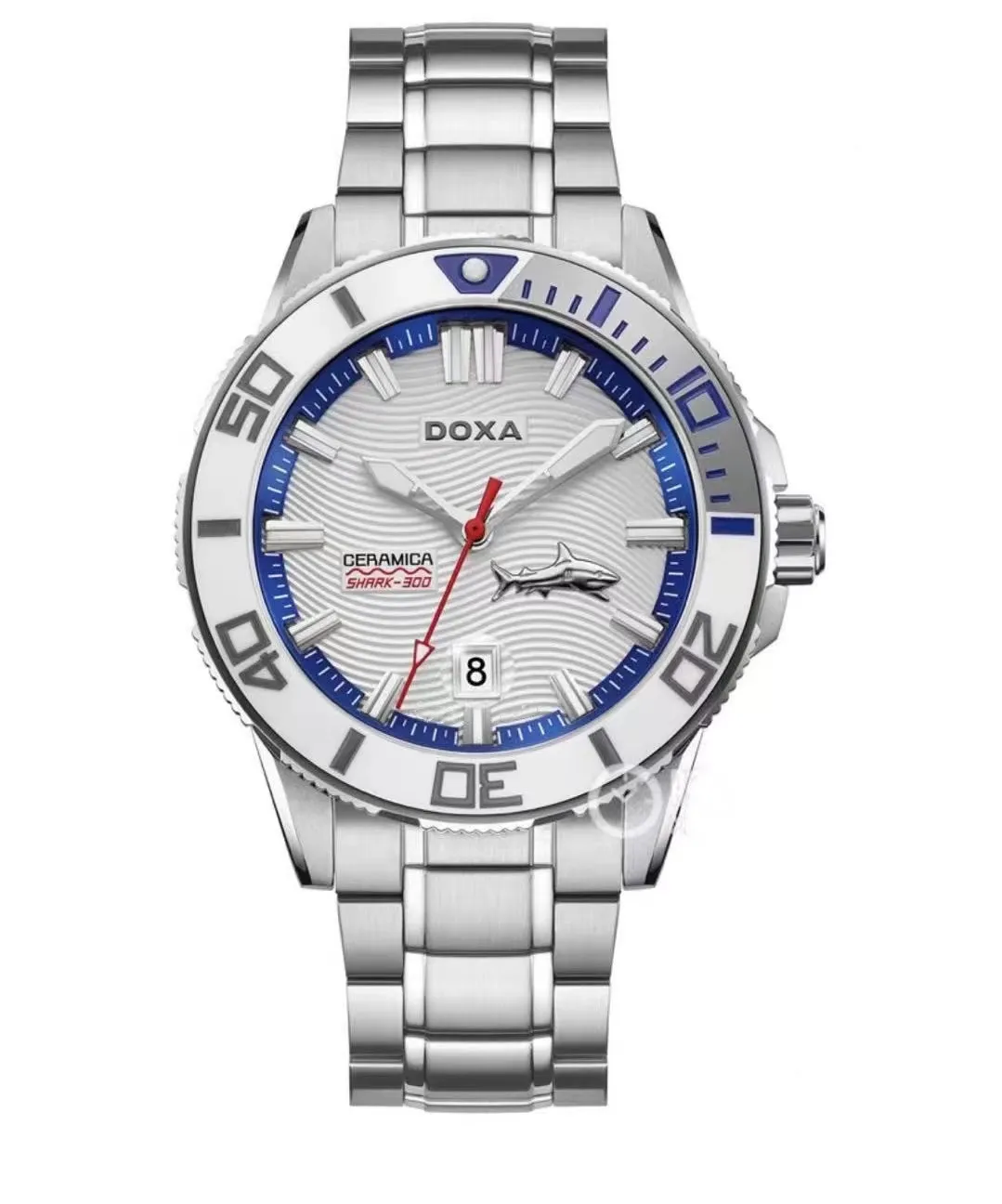 Дешево Часы DOXA Мужские кварцевые из нержавеющей стали 316L, брендовые изысканные светящиеся автоматические спортивные с датой и водонепроницаемост...
