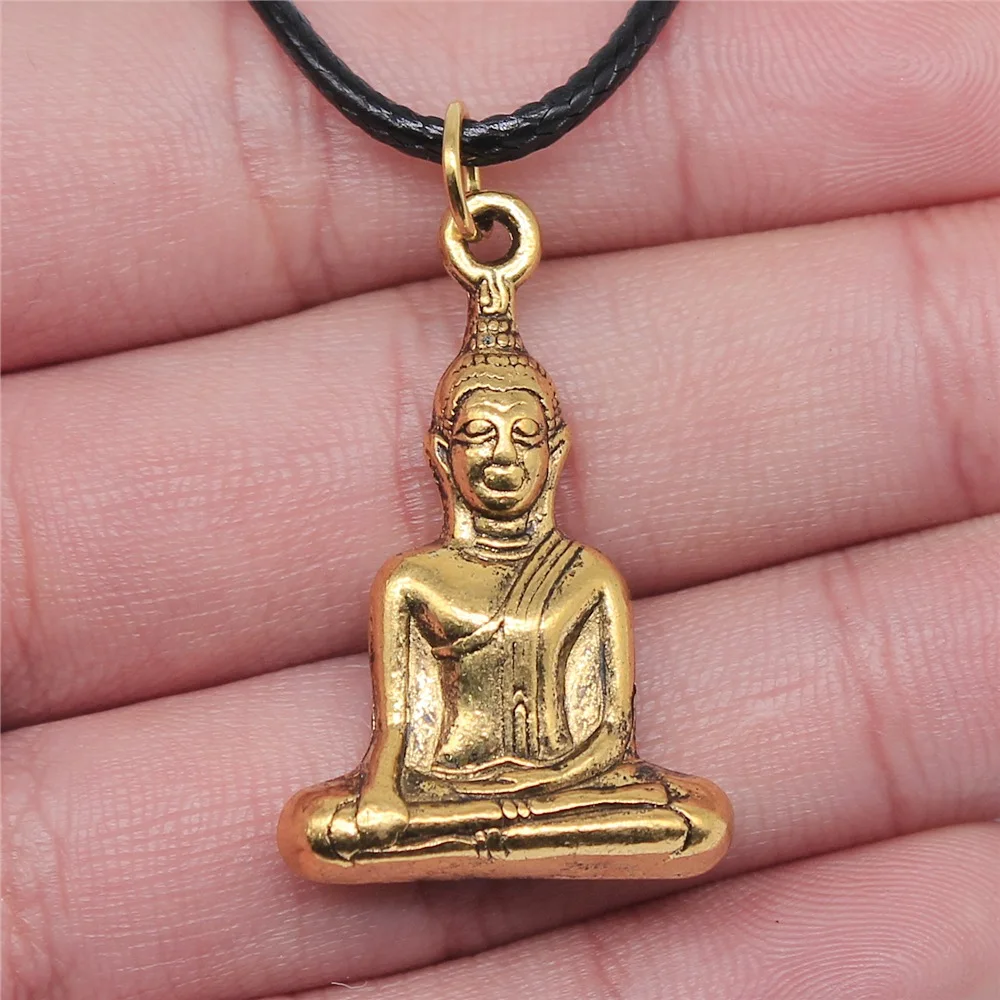

Женское ожерелье с подвеской в виде Будды 35x23 мм