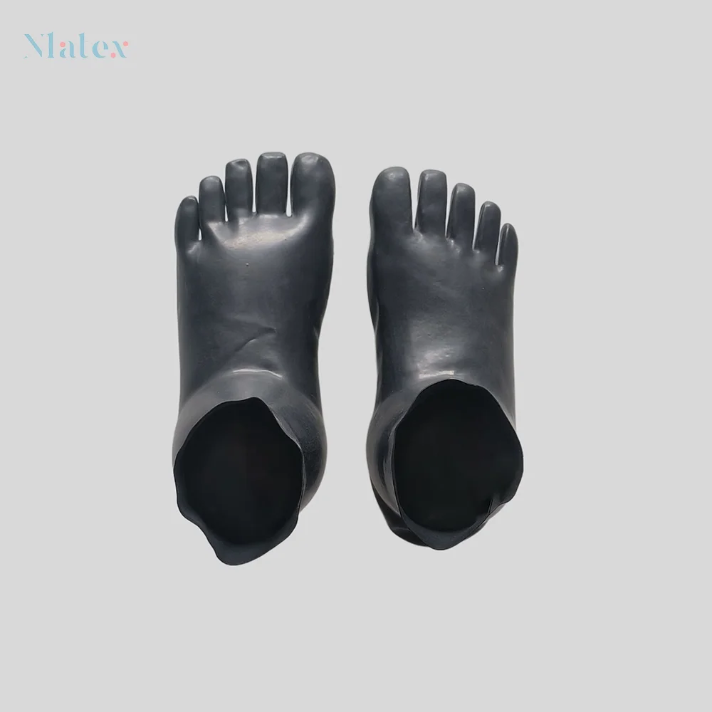Natural Latex Short Five-Toe Socks - Experience Enhanced Comfort and Style!