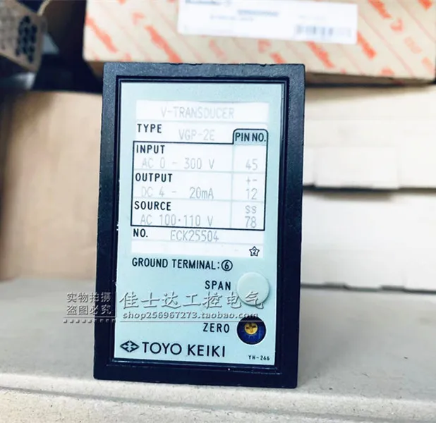 Оригинальный контроллер TOYO KEIKI преобразователь сигналов VGP-2E NO. ЭКК25504