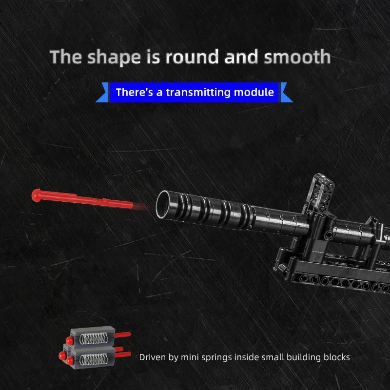 Форма King 14026 техническая Боевая винтовка MK14 модель пистолета строительные блоки