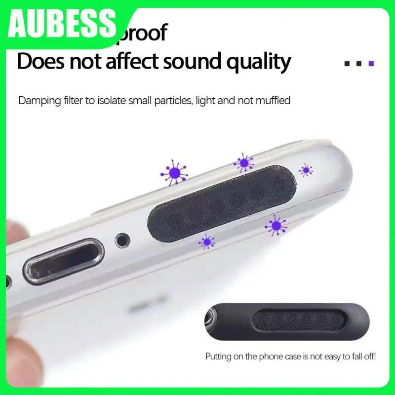 

Dustproof Net Haut-parleur Accessories Dustproof Stickers Earpiece Handset Trumpet Maille Autocollante Pour Universal