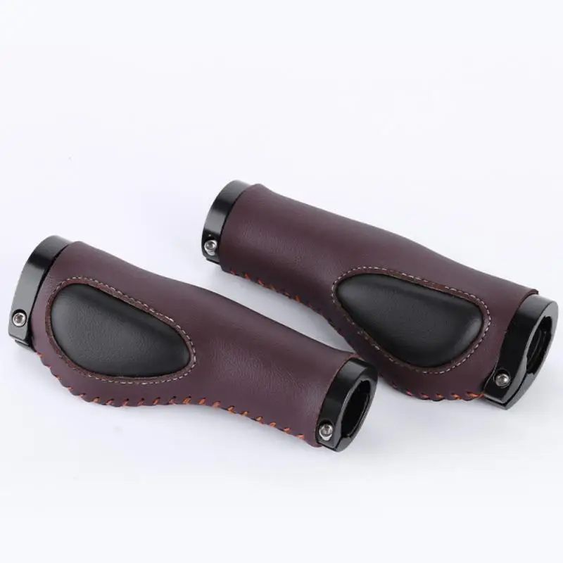 

Shock Absorption Of Bicycle Handle Currency Pu Leather Handlebar High Elasticity Light Scooter Handle Hand Sewing Handle