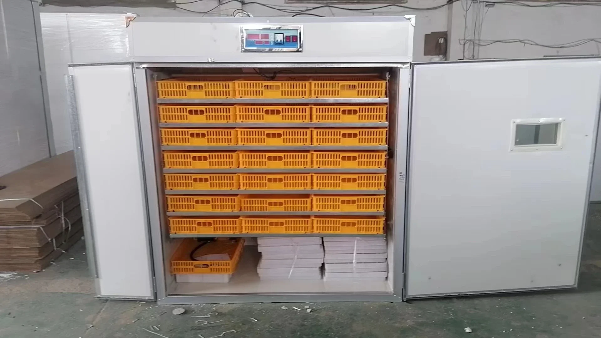 Горячая Распродажа Электрический автоматический инкубатор для куриных яиц на